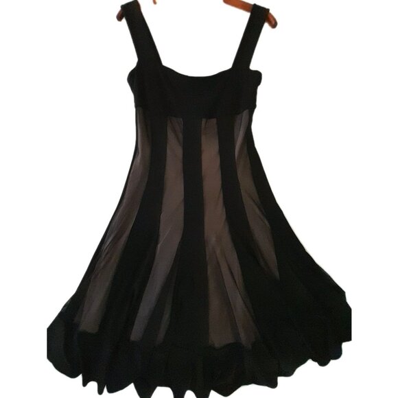 Maggie L Whimsigoth Cocktail Romantic Baby Doll Fit & Flare Panel Dress Size 4 - Picture 1 of 5